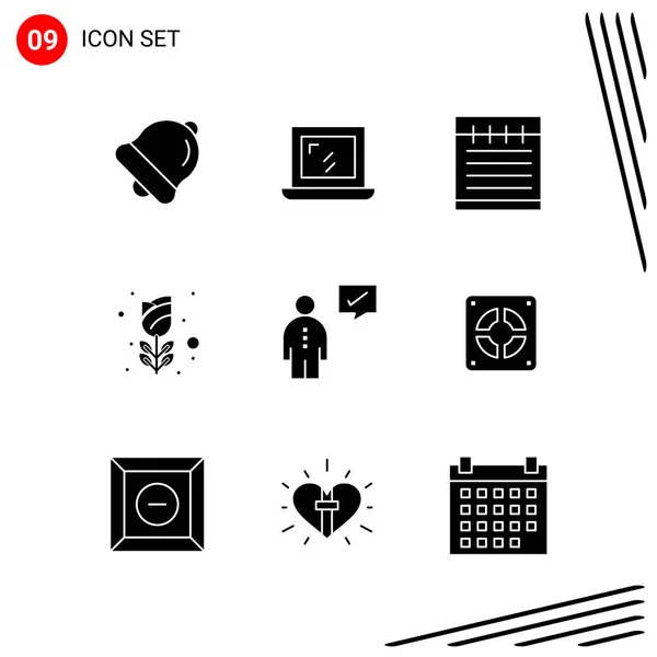 Conjunto Iconos Creativos Universales Simplemente Vector Ilustraciones Para Aplicaciones Web — Vector de stock