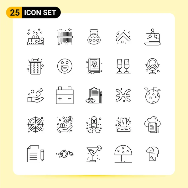 Set of 25 Universal Business Icons Vector — Stock Vector