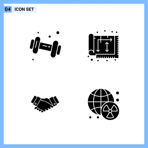 Conjunto Iconos Creativos Universales Simplemente Vector Ilustraciones Para Aplicaciones Web — Vector de stock