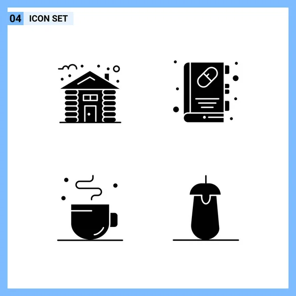 Conjunto Iconos Creativos Universales Simplemente Vector Ilustraciones Para Aplicaciones Web — Vector de stock