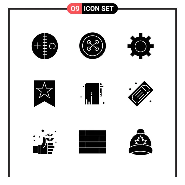 Conjunto Iconos Creativos Universales Simplemente Vector Ilustraciones Para Aplicaciones Web — Vector de stock