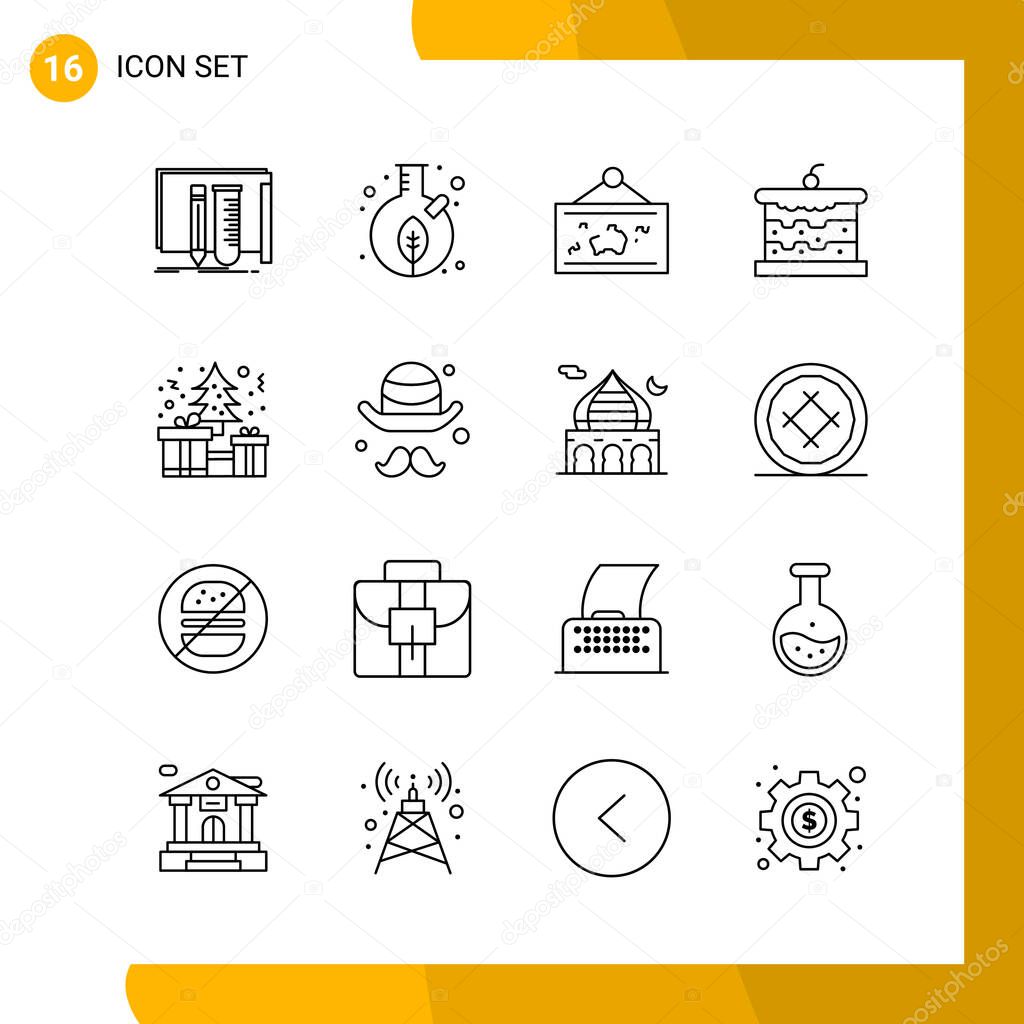 set of universal creative icons, vector Illustration