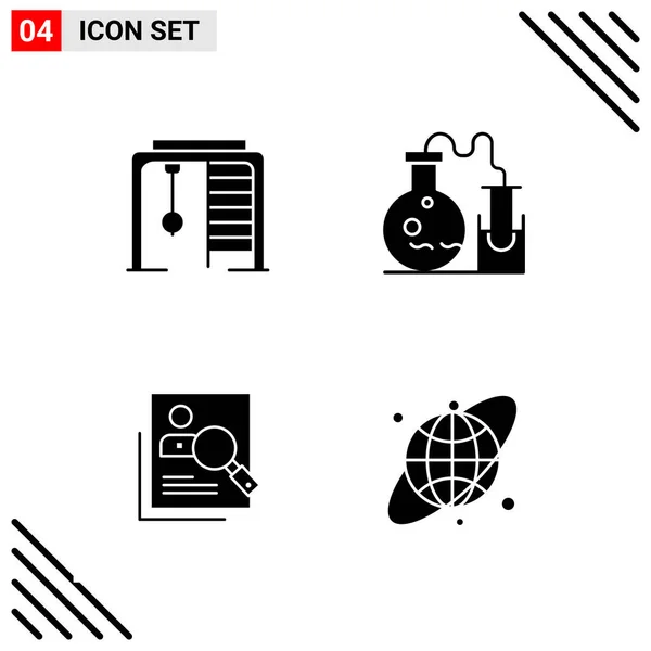 Conjunto Iconos Creativos Universales Ilustración Vectorial — Archivo Imágenes Vectoriales