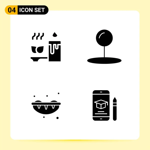 Conjunto Iconos Creativos Universales Simplemente Vector Ilustraciones Para Aplicaciones Web — Vector de stock