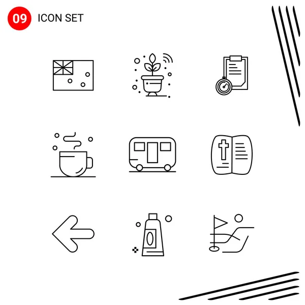 Set de 25 iconos de negocio universales Vector — Vector de stock