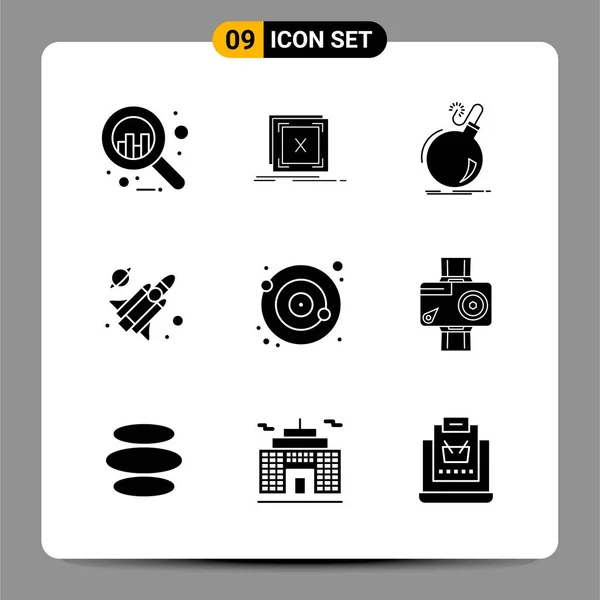 Conjunto Iconos Creativos Universales Simplemente Vector Ilustraciones Para Aplicaciones Web — Vector de stock