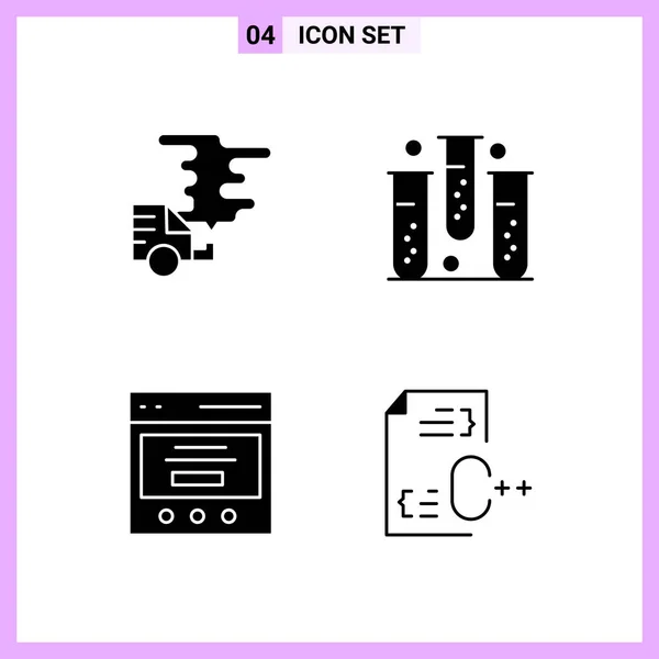 Set Universal Creative Icons Simply Vector Illustrations Web Mobile Apps — Stock Vector