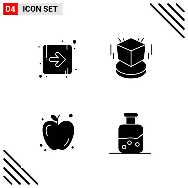 Set Universal Creative Icons Simply Vector Illustrations Web Mobile Apps — Stock Vector