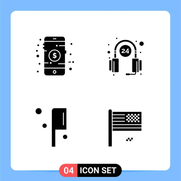 Conjunto Iconos Creativos Universales Simplemente Vector Ilustraciones Para Aplicaciones Web — Vector de stock