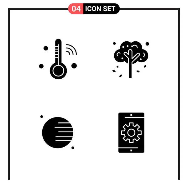 Conjunto Iconos Creativos Universales Simplemente Vector Ilustraciones Para Aplicaciones Web — Archivo Imágenes Vectoriales