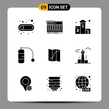 Evrensel yaratıcı simgeler kümesi, web ve mobil uygulamalar ve projeler için basit vektör illüstrasyonları 