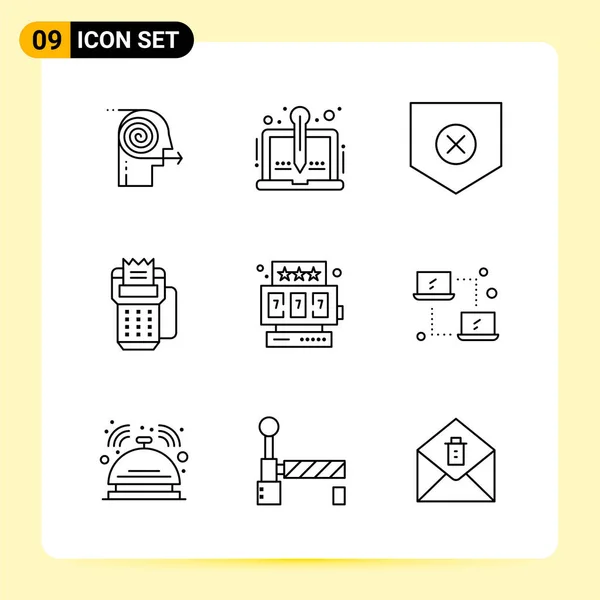 set of universal creative icons, simply vector Illustrations for web and mobile apps and projects