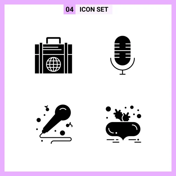 Set Universal Creative Icons Simply Vector Illustrations Web Mobile Apps — Stock Vector