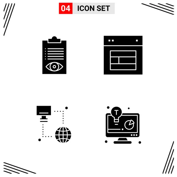 Vector Illustration Flat Icons — Stock Vector