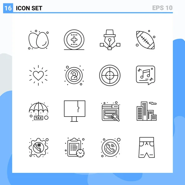 Set Universal Creative Icons Simply Vector Illustrations Web Mobile Apps — Stock Vector