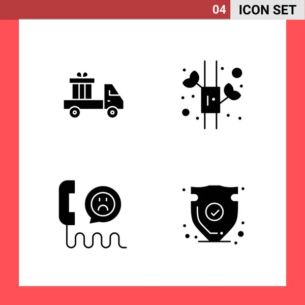 Conjunto Iconos Creativos Universales Simplemente Vector Ilustraciones Para Aplicaciones Web — Vector de stock