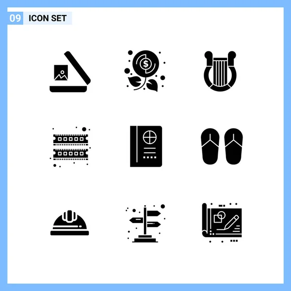 Conjunto Iconos Creativos Universales Simplemente Vector Ilustraciones Para Aplicaciones Web — Vector de stock