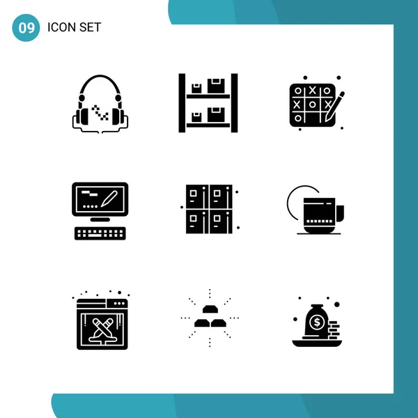 Set de 25 iconos de negocio universales Vector — Archivo Imágenes Vectoriales