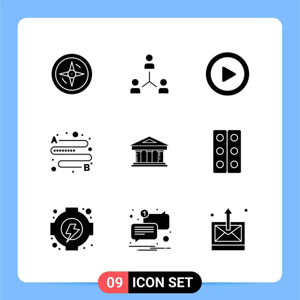 Conjunto Iconos Creativos Universales Simplemente Vector Ilustraciones Para Aplicaciones Web — Vector de stock