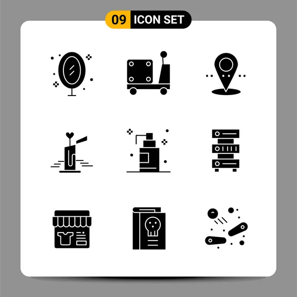 Conjunto Iconos Creativos Universales Simplemente Vector Ilustraciones Para Aplicaciones Web — Vector de stock