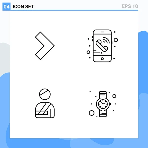 Set de 25 iconos de negocio universales Vector — Vector de stock