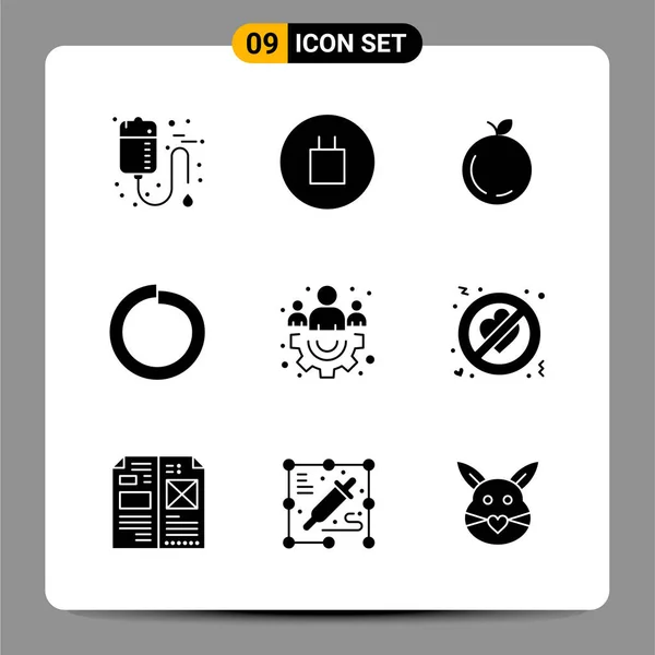 Conjunto Iconos Creativos Universales Simplemente Vector Ilustraciones Para Aplicaciones Web — Archivo Imágenes Vectoriales