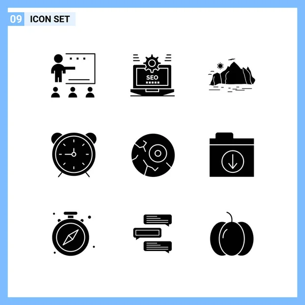 Set Universal Creative Icons Simply Vector Illustrations Web Mobile Apps — Stock Vector