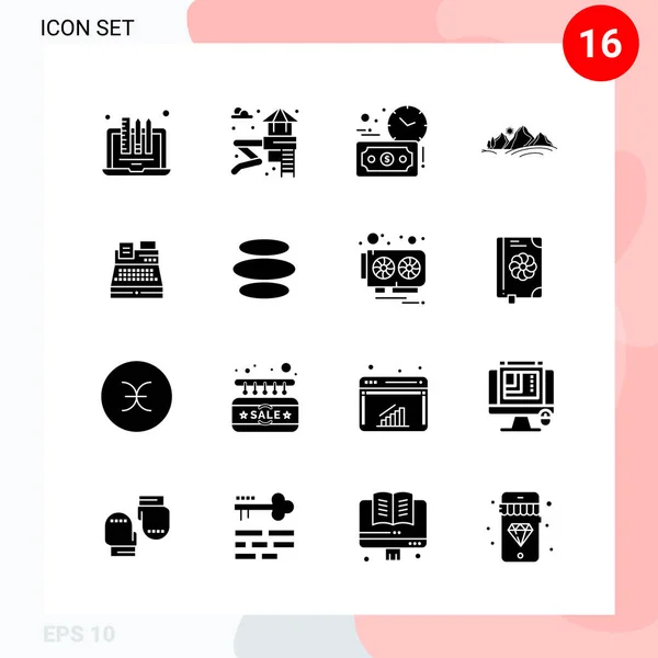 Conjunto Iconos Creativos Universales Simplemente Vector Ilustraciones Para Aplicaciones Web — Vector de stock