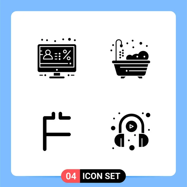 Conjunto Iconos Creativos Universales Simplemente Vector Ilustraciones Para Aplicaciones Web — Archivo Imágenes Vectoriales