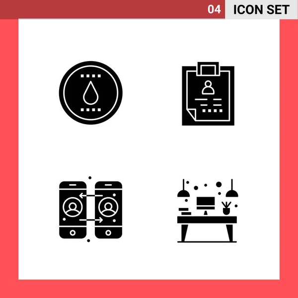 Conjunto Iconos Creativos Universales Simplemente Vector Ilustraciones Para Aplicaciones Web — Vector de stock