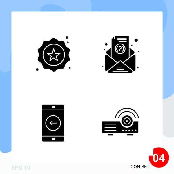 Conjunto Iconos Creativos Universales Simplemente Vector Ilustraciones Para Aplicaciones Web — Vector de stock