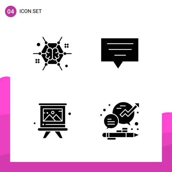 Set Universal Creative Icons Simply Vector Illustrations Web Mobile Apps — Stock Vector