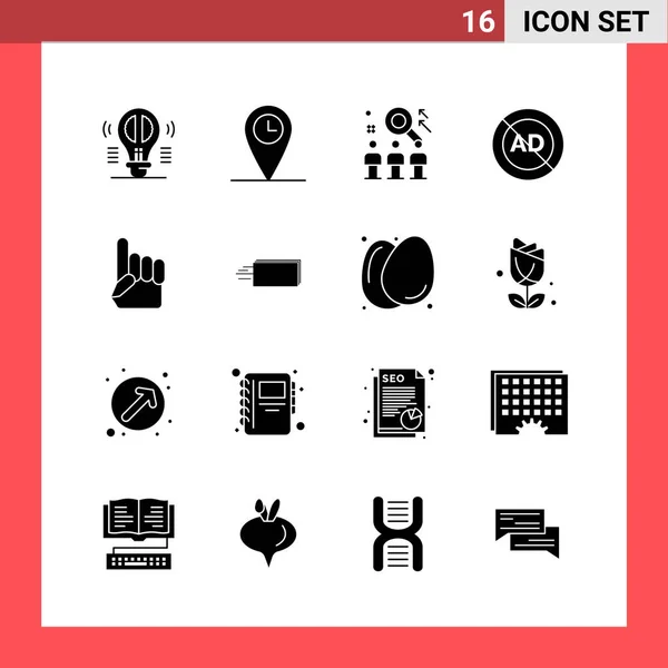 Conjunto Iconos Creativos Universales Simplemente Vector Ilustraciones Para Aplicaciones Web — Vector de stock