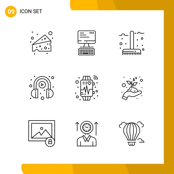 Set de 25 iconos de negocio universales Vector — Archivo Imágenes Vectoriales