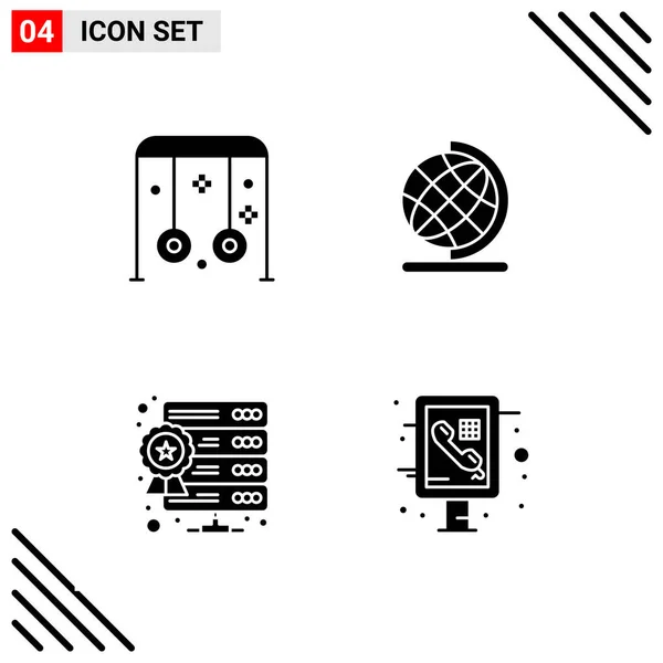 Set Universal Creative Icons Simply Vector Illustrations Web Mobile Apps — Stock Vector