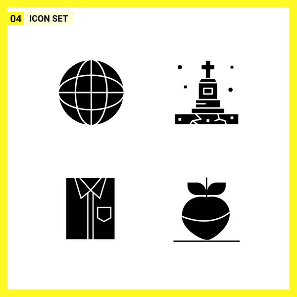 Conjunto Iconos Creativos Universales Simplemente Vector Ilustraciones Para Aplicaciones Web — Vector de stock