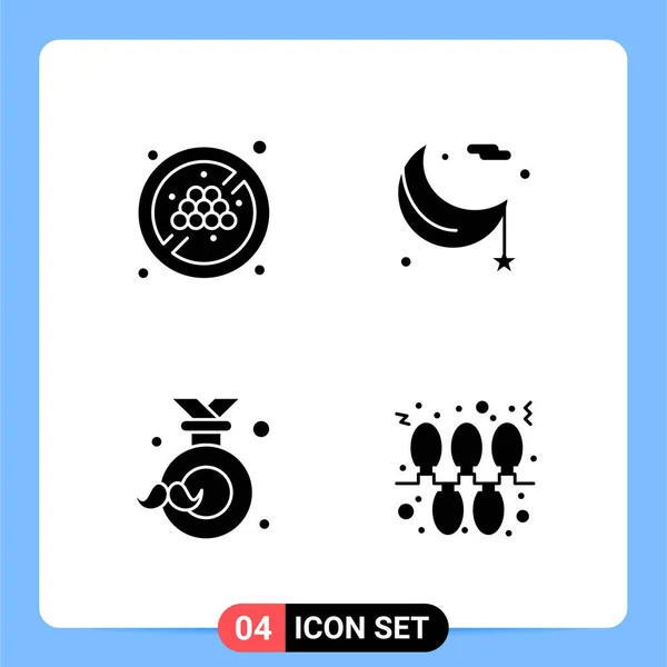 Set Universele Creatieve Iconen Vectorillustratie — Stockvector