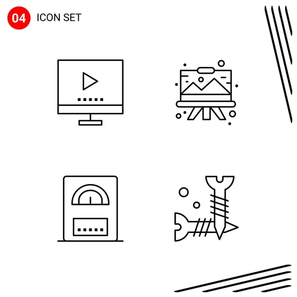 Set de 25 iconos de negocio universales Vector — Archivo Imágenes Vectoriales