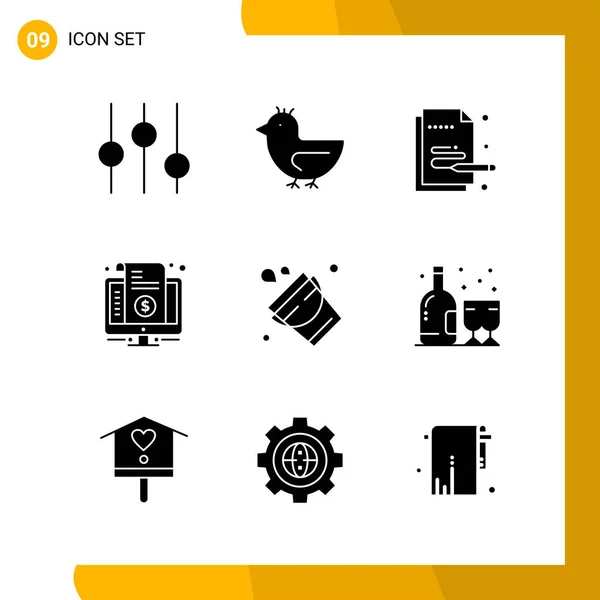 Set de 25 iconos de negocio universales Vector — Vector de stock