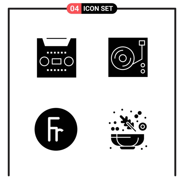 Conjunto Iconos Creativos Universales Simplemente Vector Ilustraciones Para Aplicaciones Web — Vector de stock