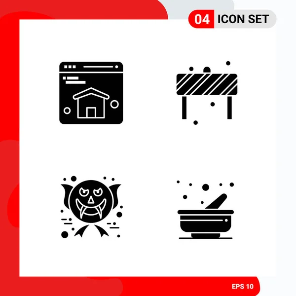 Conjunto Iconos Creativos Universales Simplemente Vector Ilustraciones Para Aplicaciones Web — Vector de stock