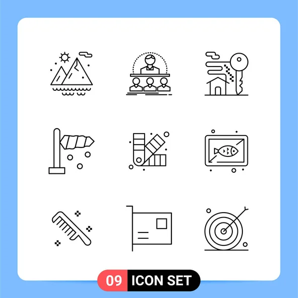 Set de 25 iconos de negocio universales Vector — Vector de stock