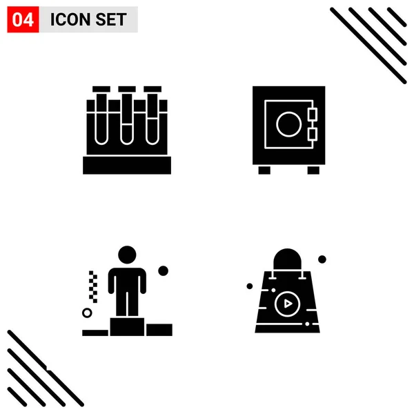 Conjunto Iconos Creativos Universales Simplemente Vector Ilustraciones Para Aplicaciones Web — Vector de stock