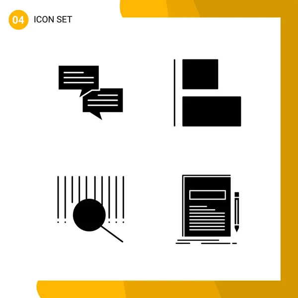 Set of 16 Universal Icons Business Vector — Stock Vector