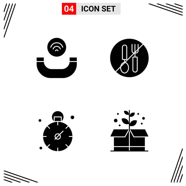 Conjunto Iconos Creativos Universales Simplemente Vector Ilustraciones Para Aplicaciones Web — Vector de stock