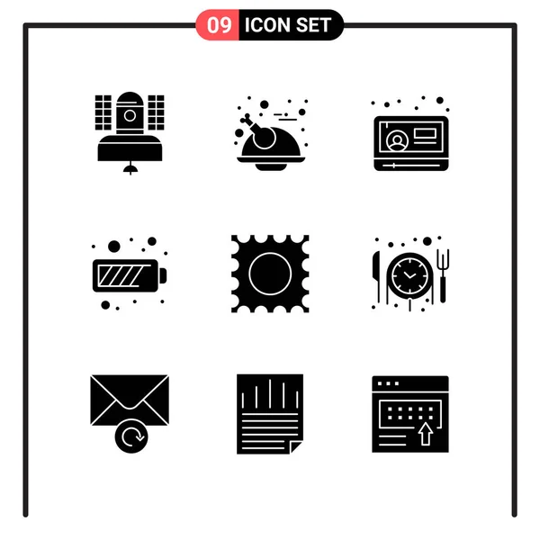 Set Universal Creative Icons Simply Vector Illustrations Web Mobile Apps — Stock Vector