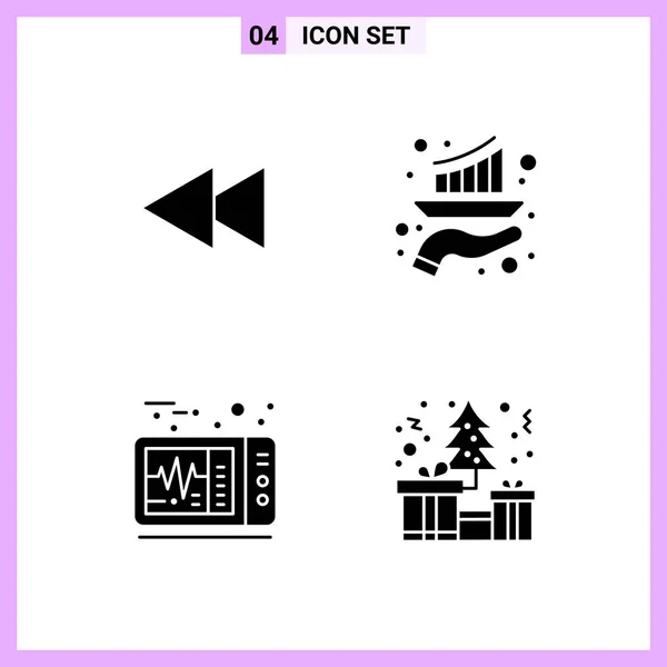 Set Universal Creative Icons Simply Vector Illustrations Web Mobile Apps — Stock Vector