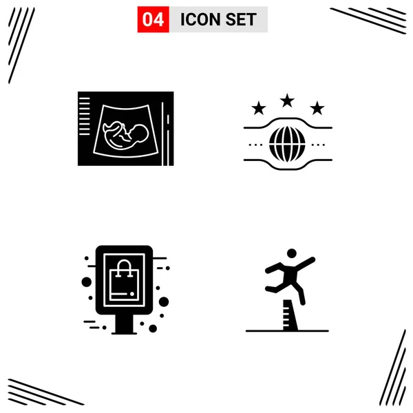 Set Universal Creative Icons Simply Vector Illustrations Web Mobile Apps — Stock Vector