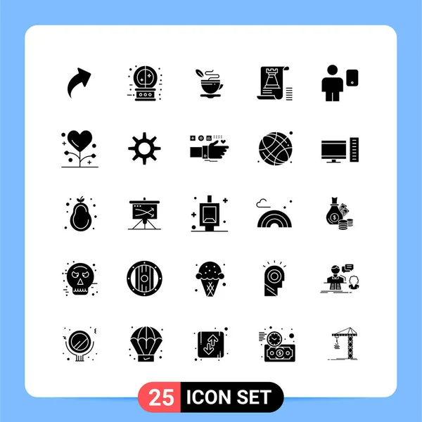 Conjunto Iconos Creativos Universales Simplemente Vector Ilustraciones Para Aplicaciones Web — Vector de stock