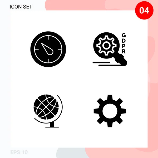 Set Universal Creative Icons Simply Vector Illustrations Web Mobile Apps — Stock Vector